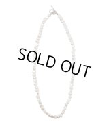 COOTIE PRODUCTIONS/Distortion Pearl Necklace（White）［ディストーションパールネックレス-24春夏］