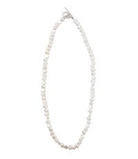 COOTIE PRODUCTIONS/Distortion Pearl Necklace（White）［ディストーションパールネックレス-24春夏］