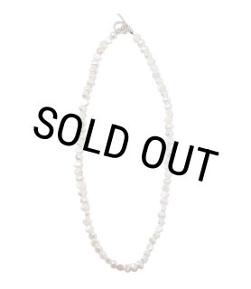 COOTIE PRODUCTIONS/Distortion Pearl Necklace（White