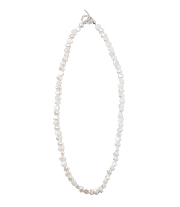 画像1: COOTIE PRODUCTIONS/Distortion Pearl Necklace（White）［ディストーションパールネックレス-24春夏］