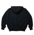 画像2: COOTIE PRODUCTIONS/Open End Yarn Plain Sweat Hoodie（Black）［ジップアップフーディー-24春夏］ (2)