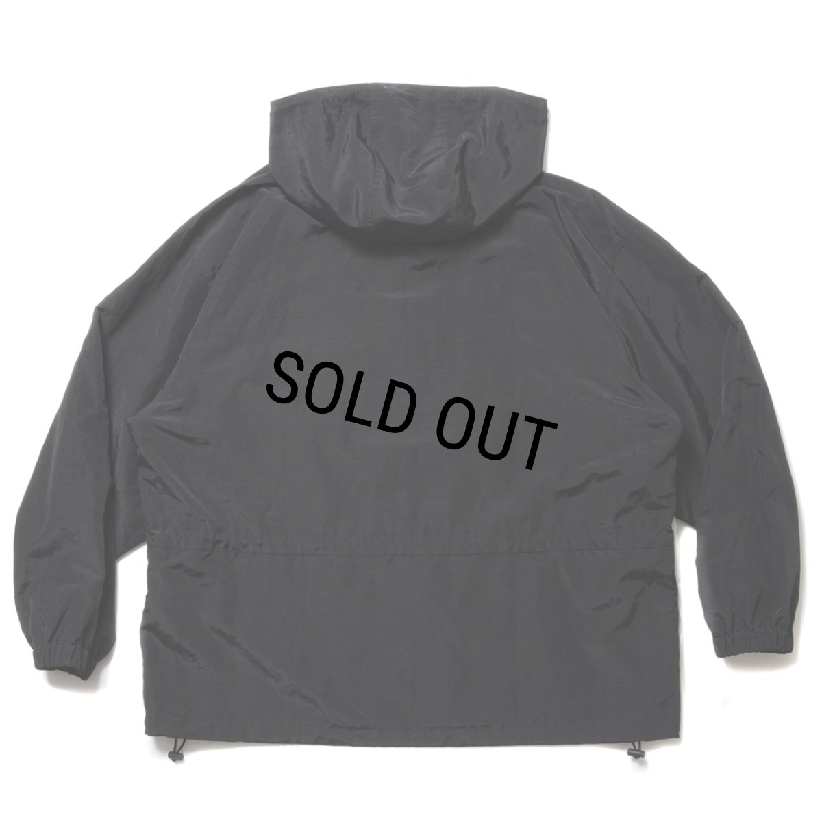 画像2: COOTIE PRODUCTIONS/N/L/C Weather Cloth Anorak Hoodie（Black）［アノラックフーディー-24春夏］ (2)