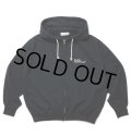 COOTIE PRODUCTIONS/Open End Yarn Plain Sweat Hoodie（Black）［ジップアップフーディー-24春夏］