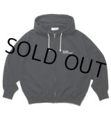 COOTIE PRODUCTIONS/Open End Yarn Plain Sweat Hoodie（Black）［ジップアップフーディー-24春夏］
