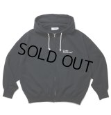 COOTIE PRODUCTIONS/Open End Yarn Plain Sweat Hoodie（Black）［ジップアップフーディー-24春夏］