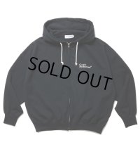 COOTIE PRODUCTIONS/Open End Yarn Plain Sweat Hoodie（Black）［ジップアップフーディー-24春夏］