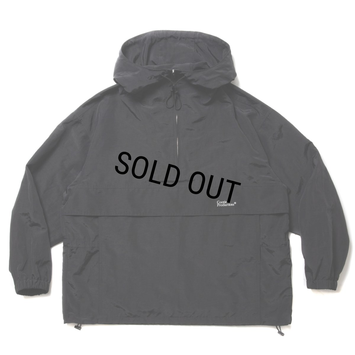 画像1: COOTIE PRODUCTIONS/N/L/C Weather Cloth Anorak Hoodie（Black）［アノラックフーディー-24春夏］ (1)