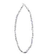 COOTIE PRODUCTIONS/Distortion Pearl Necklace（Silver）［ディストーションパールネックレス-24春夏］