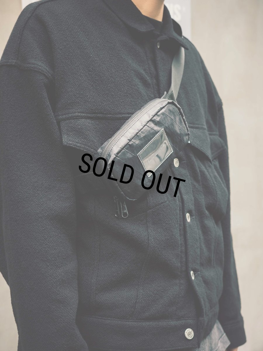 画像6: COOTIE PRODUCTIONS/Compact Waist Bag（X-PAC）（Black）［コンパクトウエストバッグ-24春夏］ (6)