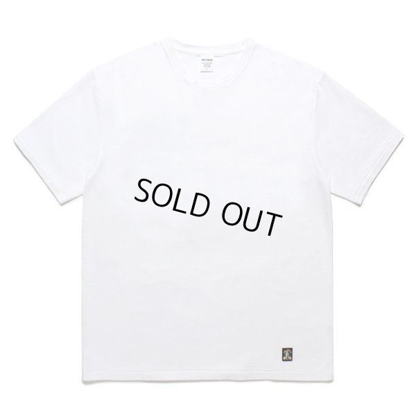 画像2: WACKO MARIA/WASHED HEAVY WEIGHT T-SHIRT（WHITE）［プリントT-24春夏］