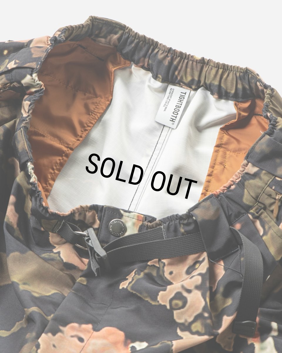 画像3: TIGHTBOOTH/RIPSTOP BALLOON CARGO PANTS（Orange Camo）［リップストップバルーンカーゴパンツ-24春夏］ (3)