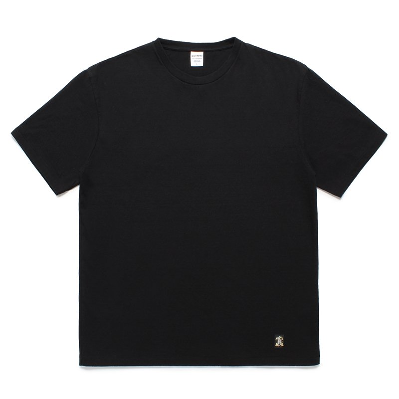 画像1: WACKO MARIA/WASHED HEAVY WEIGHT T-SHIRT（BLACK）［プリントT-24春夏］