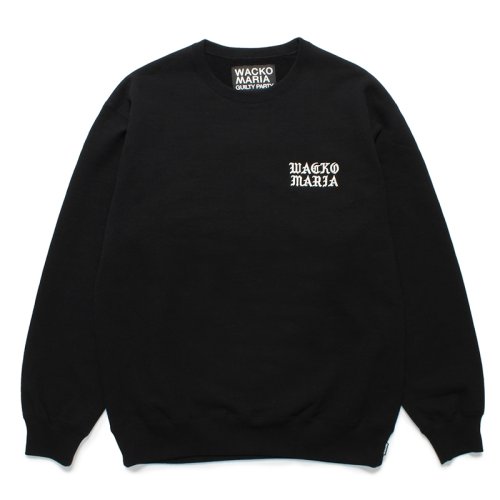 他の写真1: WACKO MARIA/HEAVY WEIGHT CREW NECK SWEAT SHIRT（BLACK）［クルーネックスウェット-24春夏］