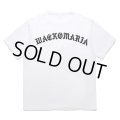 WACKO MARIA/WASHED HEAVY WEIGHT T-SHIRT（WHITE）［プリントT-24春夏］