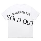 WACKO MARIA/WASHED HEAVY WEIGHT T-SHIRT（WHITE）［プリントT-24春夏］