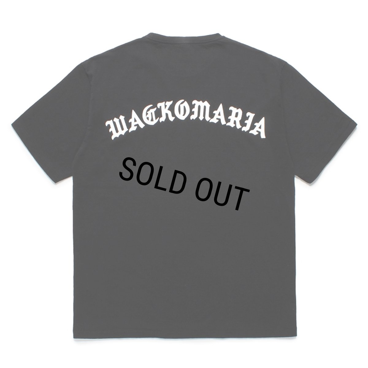画像1: WACKO MARIA/WASHED HEAVY WEIGHT T-SHIRT（BLACK）［プリントT-24春夏］ (1)