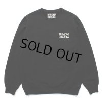 WACKO MARIA/HEAVY WEIGHT CREW NECK SWEAT SHIRT（BLACK）［クルーネックスウェット-24春夏］