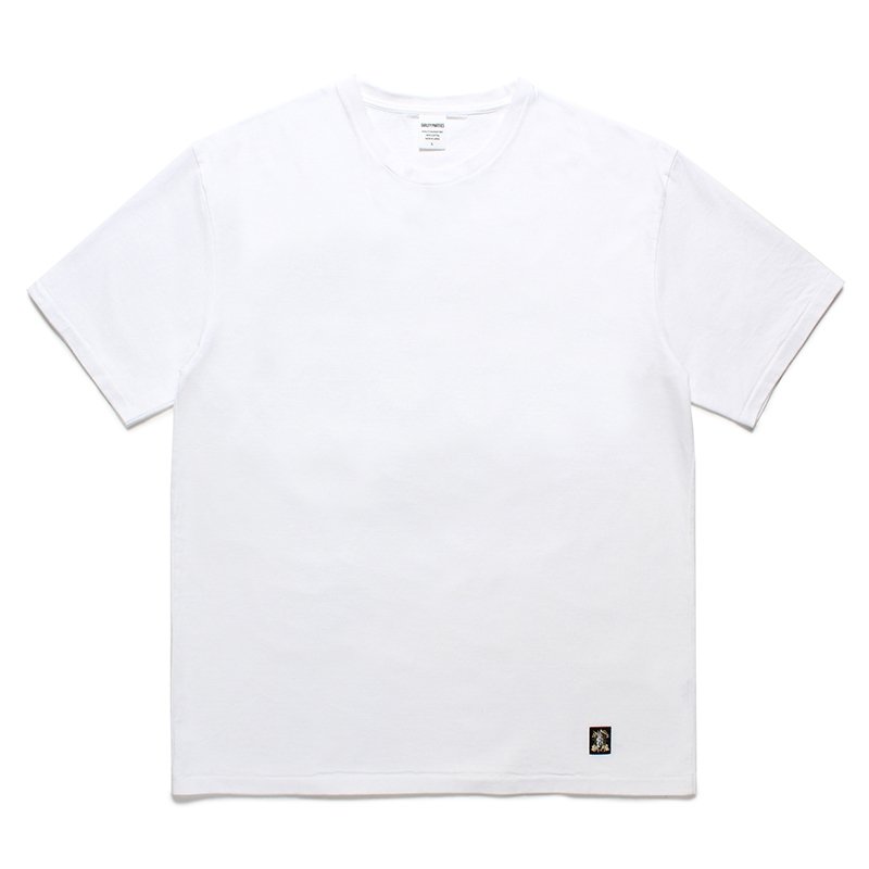 画像1: WACKO MARIA/WASHED HEAVY WEIGHT T-SHIRT（WHITE）［プリントT-24春夏］
