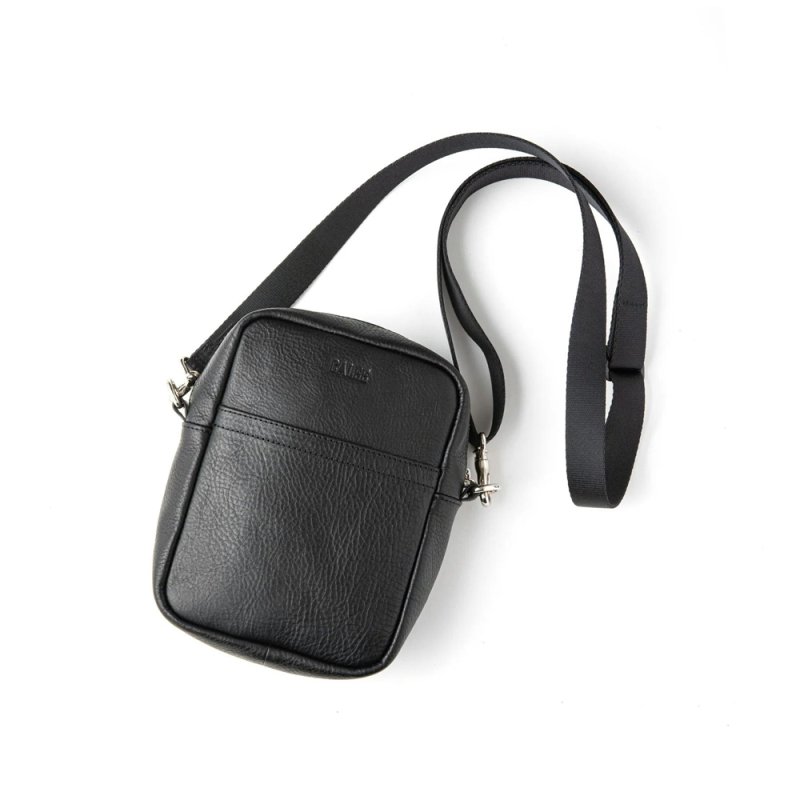 画像2: CALEE/STUDS LEATHER SHOULDER POUCH ＜TYPE A＞（BLACK）［スタッズレザーショルダーポーチ-24春夏］
