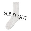 COOTIE PRODUCTIONS/Raza Lowgauge Socks（White Mix）［ローゲージソックス-24春夏］
