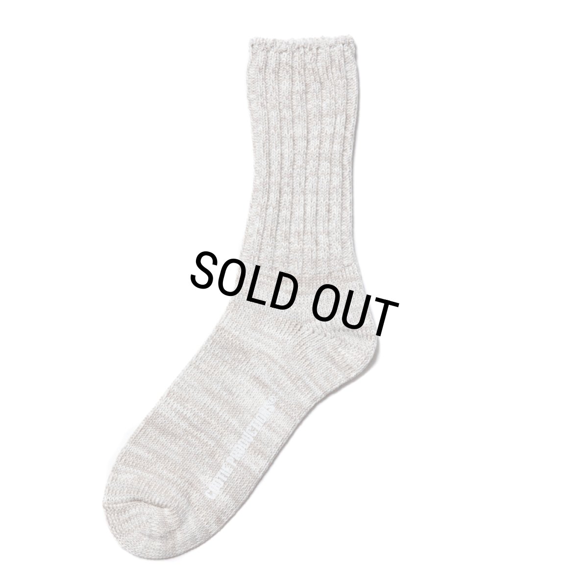 画像1: COOTIE PRODUCTIONS/Raza Lowgauge Socks（White Mix）［ローゲージソックス-24春夏］ (1)