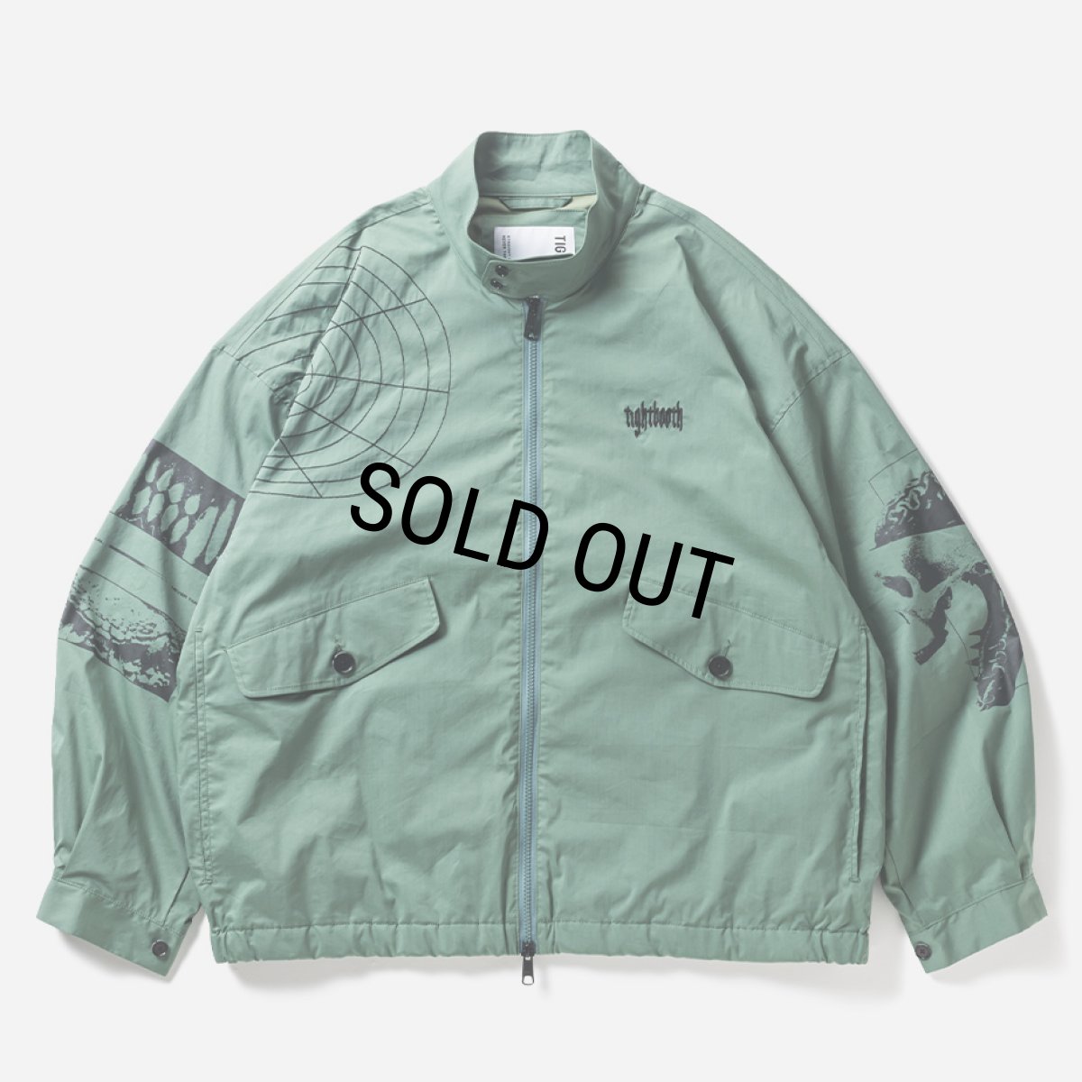 画像1: TIGHTBOOTH/BEAST SWING TOP（Sage）［ビーストスウィングトップ-24春夏］ (1)