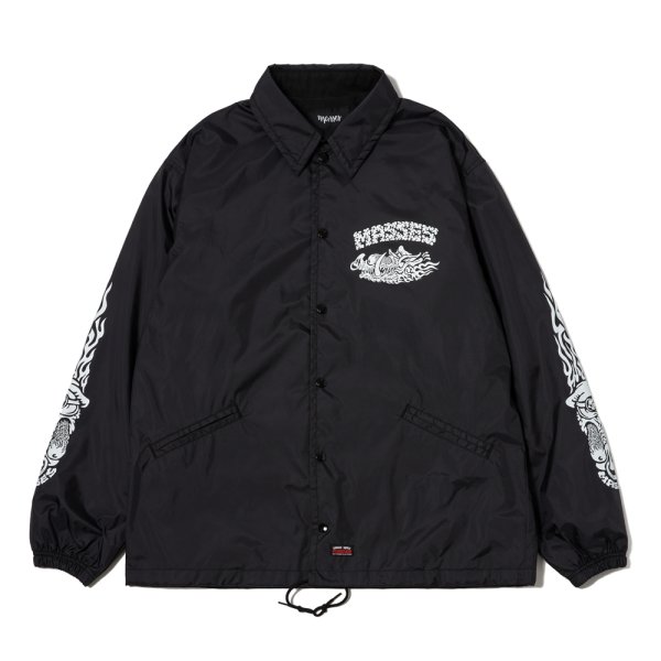 画像1: PORKCHOP/NYLON JKT HOG P（×MASSES）（BLACK）［ナイロンJKT-24春夏］