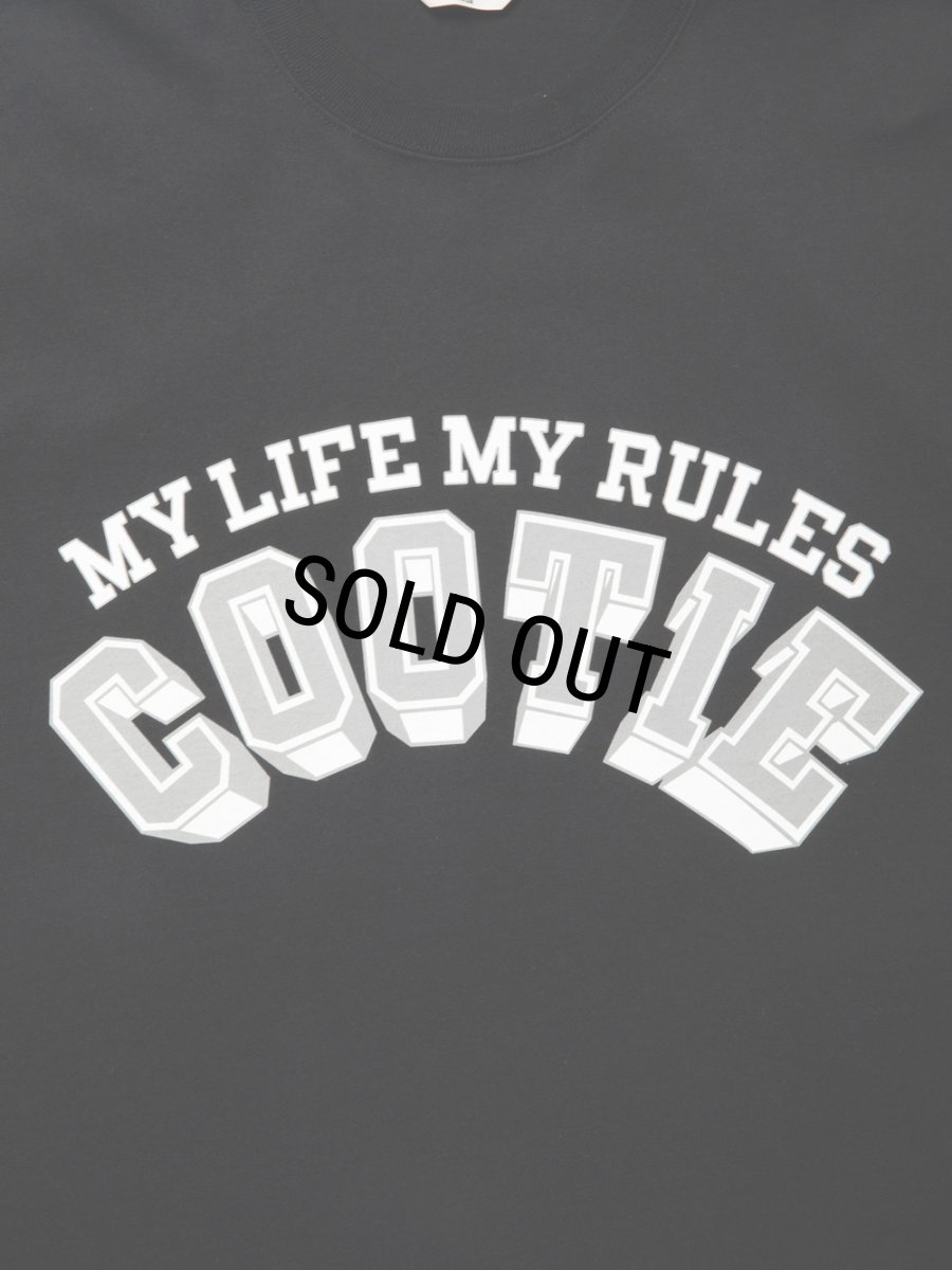 画像3: COOTIE PRODUCTIONS/Open End Yarn Print S/S Tee（Black）［プリントT-24春夏］ (3)