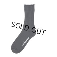 COOTIE PRODUCTIONS/Raza Lowgauge Socks（Black）［ローゲージソックス-24秋冬］