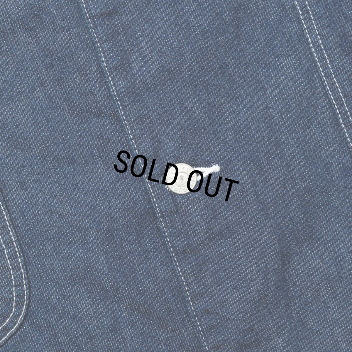 画像4: CALEE/9.5OZ DENIM COVERALL（INDIGO BLUE）［デニムカバーオール-24春夏］ (4)