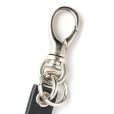 画像2: CALEE/STUDS LEATHER ASSORT KEY RING ＜TYPE II＞ A（BLACK/A）［スタッズレザーキーリング-24春夏］ (2)