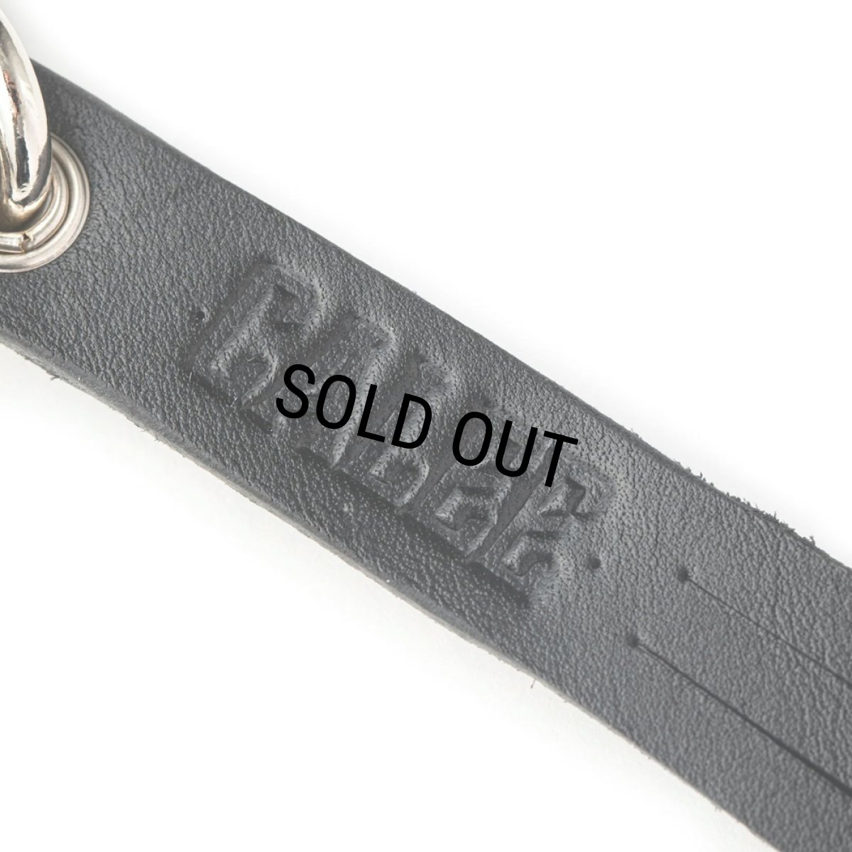 画像4: CALEE/STUDS LEATHER ASSORT KEY RING ＜TYPE II＞ A（BLACK/A）［スタッズレザーキーリング-24春夏］ (4)