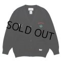 WACKO MARIA/HIGH TIMES / CLASSIC KNIT CARDIGAN（BLACK）［クラシックニットカーディガン-24春夏］