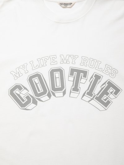 画像2: COOTIE PRODUCTIONS/Open End Yarn Print S/S Tee（White）［プリントT-24春夏］