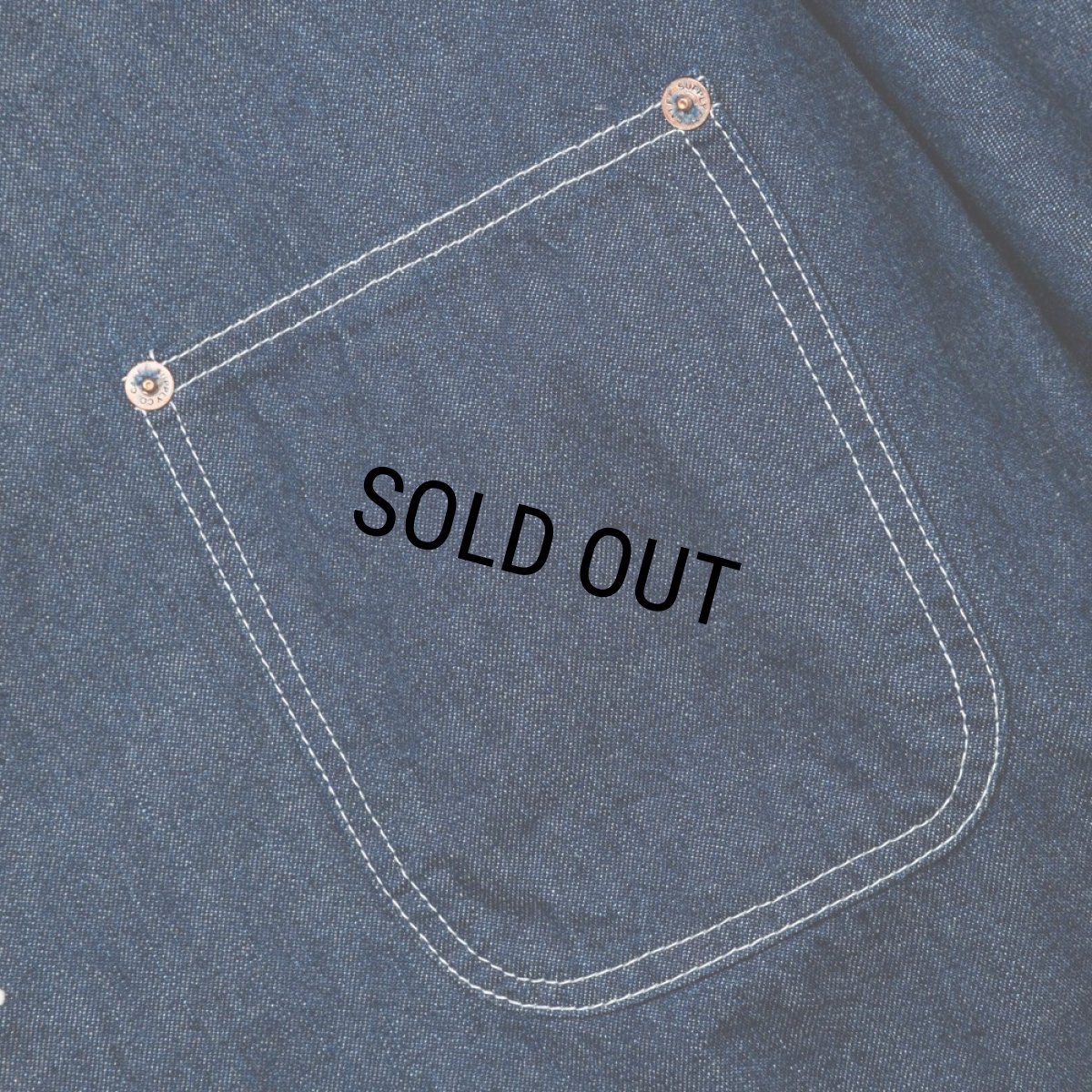 画像6: CALEE/9.5OZ DENIM COVERALL（INDIGO BLUE）［デニムカバーオール-24春夏］ (6)