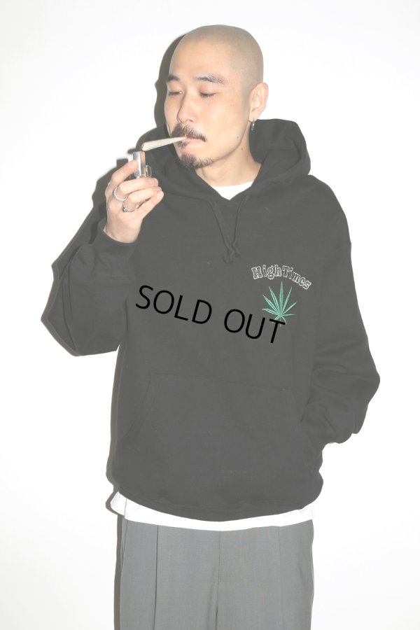 画像2: WACKO MARIA/HIGH TIMES / HEAVY WEIGHT HOODED SWEAT SHIRT（BLACK）［プルオーバーパーカー-24春夏］