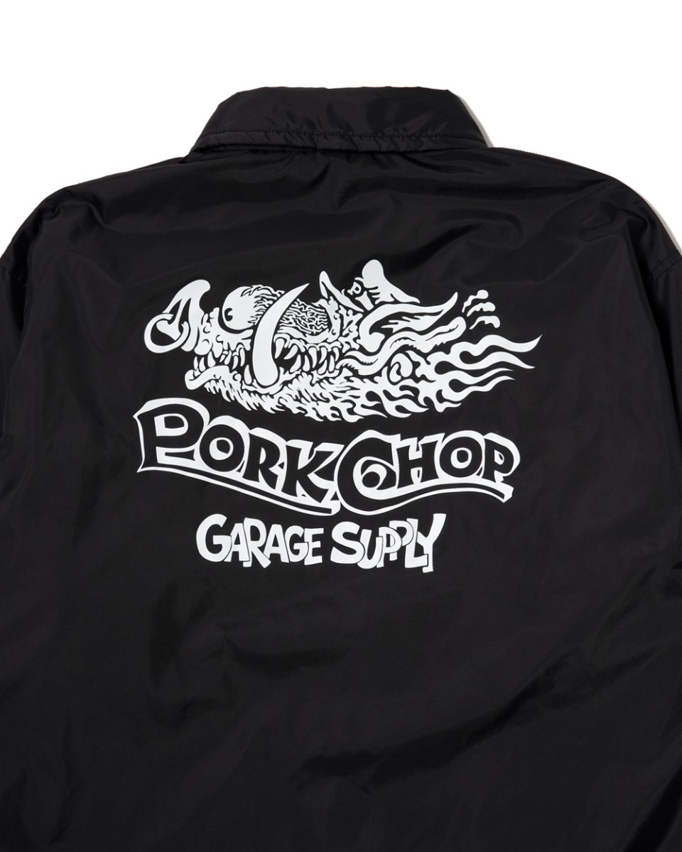 画像9: PORKCHOP/NYLON JKT HOG P（×MASSES）（BLACK）［ナイロンJKT-24春夏］ (9)