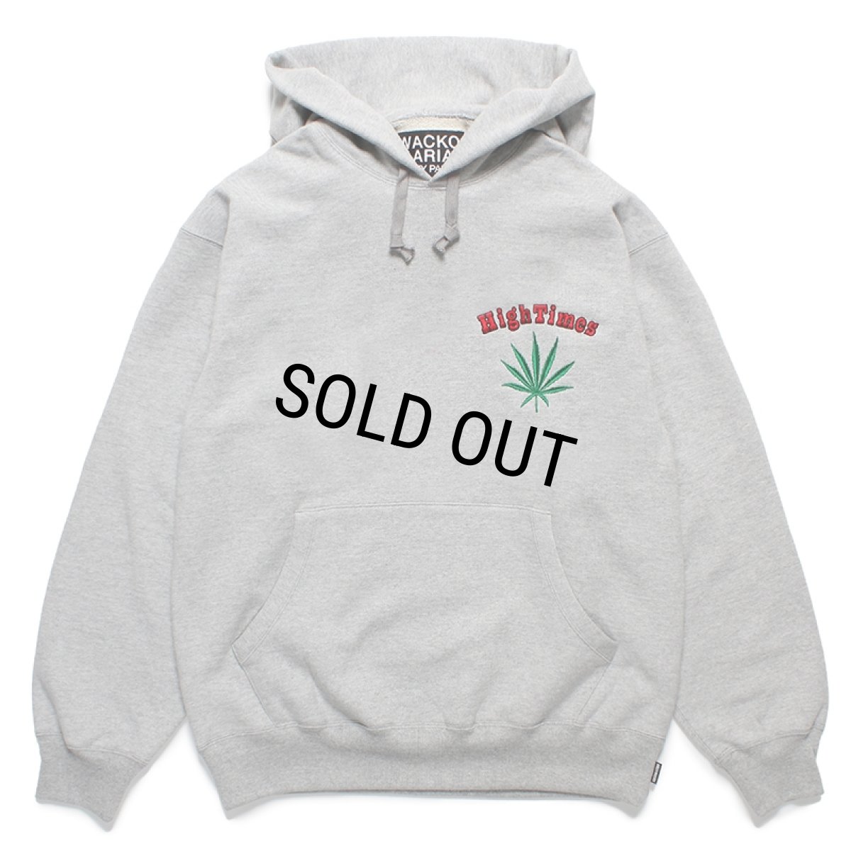 画像1: WACKO MARIA/HIGH TIMES / HEAVY WEIGHT HOODED SWEAT SHIRT（GRAY）［プルオーバーパーカー-24春夏］ (1)