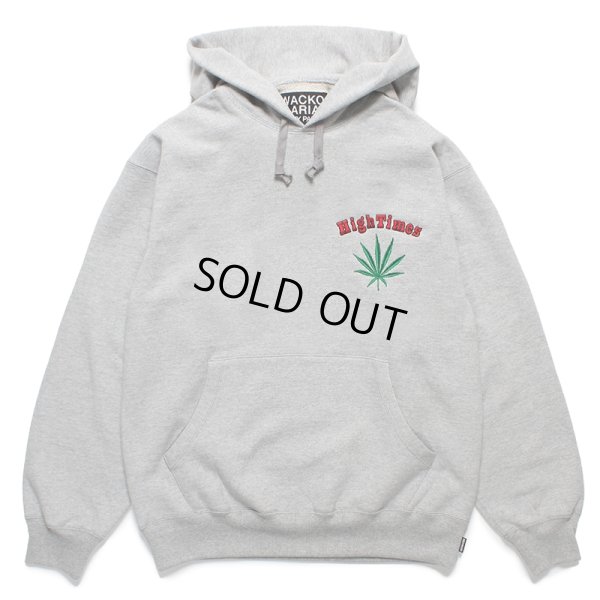 画像1: WACKO MARIA/HIGH TIMES / HEAVY WEIGHT HOODED SWEAT SHIRT（GRAY）［プルオーバーパーカー-24春夏］