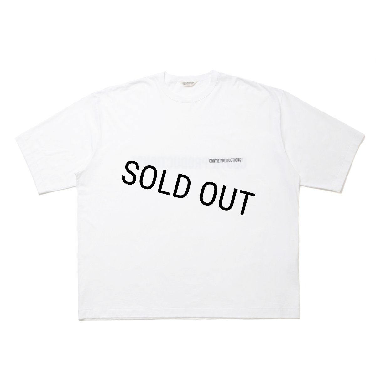画像2: COOTIE PRODUCTIONS/Print Oversized S/S Tee（White）［オーバーサイズT-24春夏］ (2)