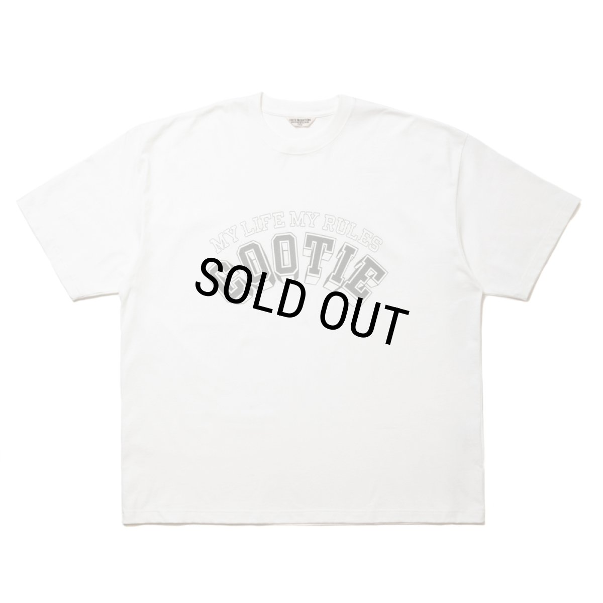 画像1: COOTIE PRODUCTIONS/Open End Yarn Print S/S Tee（White）［プリントT-24春夏］ (1)