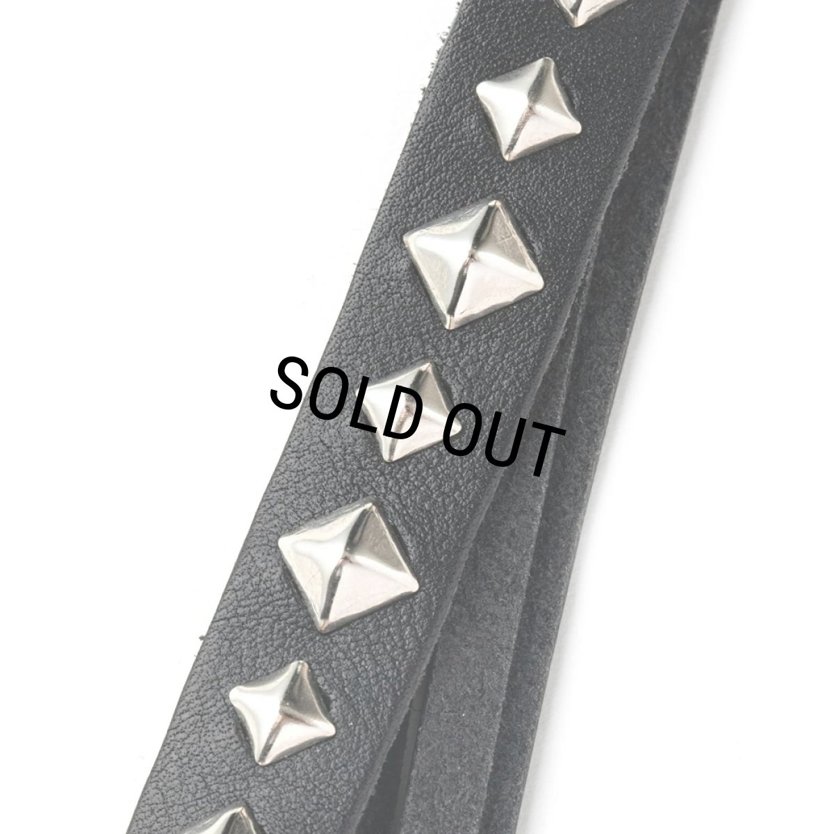 画像3: CALEE/STUDS LEATHER ASSORT KEY RING ＜TYPE II＞ A（BLACK/A）［スタッズレザーキーリング-24春夏］ (3)