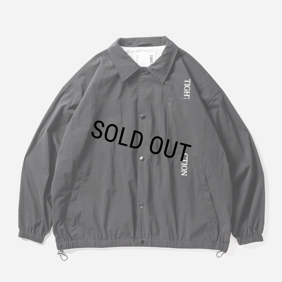 画像2: TIGHTBOOTH/STRAIGHT UP COACH JKT（Black）［コーチJKT-24春夏］ (2)