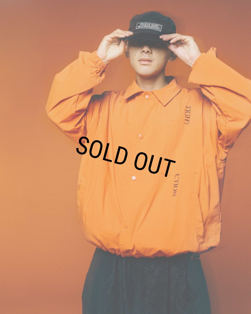 画像12: 【30%OFF】TIGHTBOOTH/STRAIGHT UP COACH JKT（Orange）［コーチJKT-24春夏］ (12)