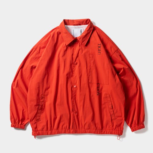他の写真1: 【30%OFF】TIGHTBOOTH/STRAIGHT UP COACH JKT（Orange）［コーチJKT-24春夏］