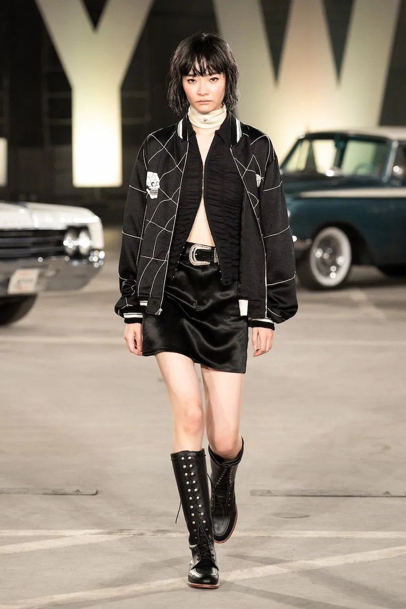 画像3: 【40%OFF】DAIRIKU/"Snake&Skull" Ska Jumper（Black）［スカジャン-24春夏］