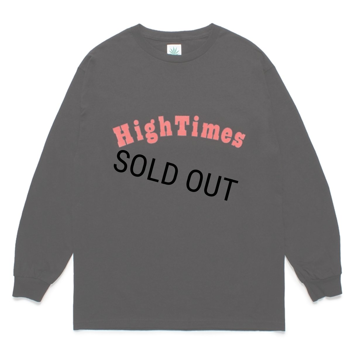 画像1: WACKO MARIA/HIGH TIMES / LONG SLEEVE T-SHIRT（BLACK）［プリント長袖T-24春夏］ (1)