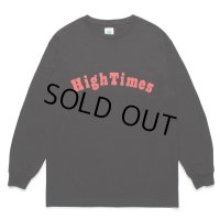 WACKO MARIA/HIGH TIMES / LONG SLEEVE T-SHIRT（BLACK）［プリント長袖T-24春夏］