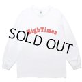 WACKO MARIA/HIGH TIMES / LONG SLEEVE T-SHIRT（WHITE）［プリント長袖T-24春夏］