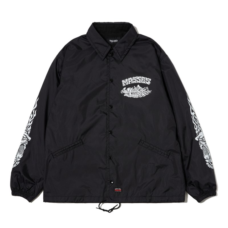 画像1: PORKCHOP/NYLON JKT HOG P（×MASSES）（BLACK）［ナイロンJKT-24春夏］